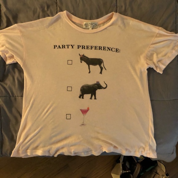 Wildfox Political Preference Tee 🍵🌸 - Picture 1 of 3